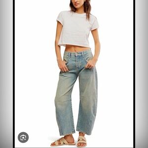 We the Free Good Luck Barrel Jeans